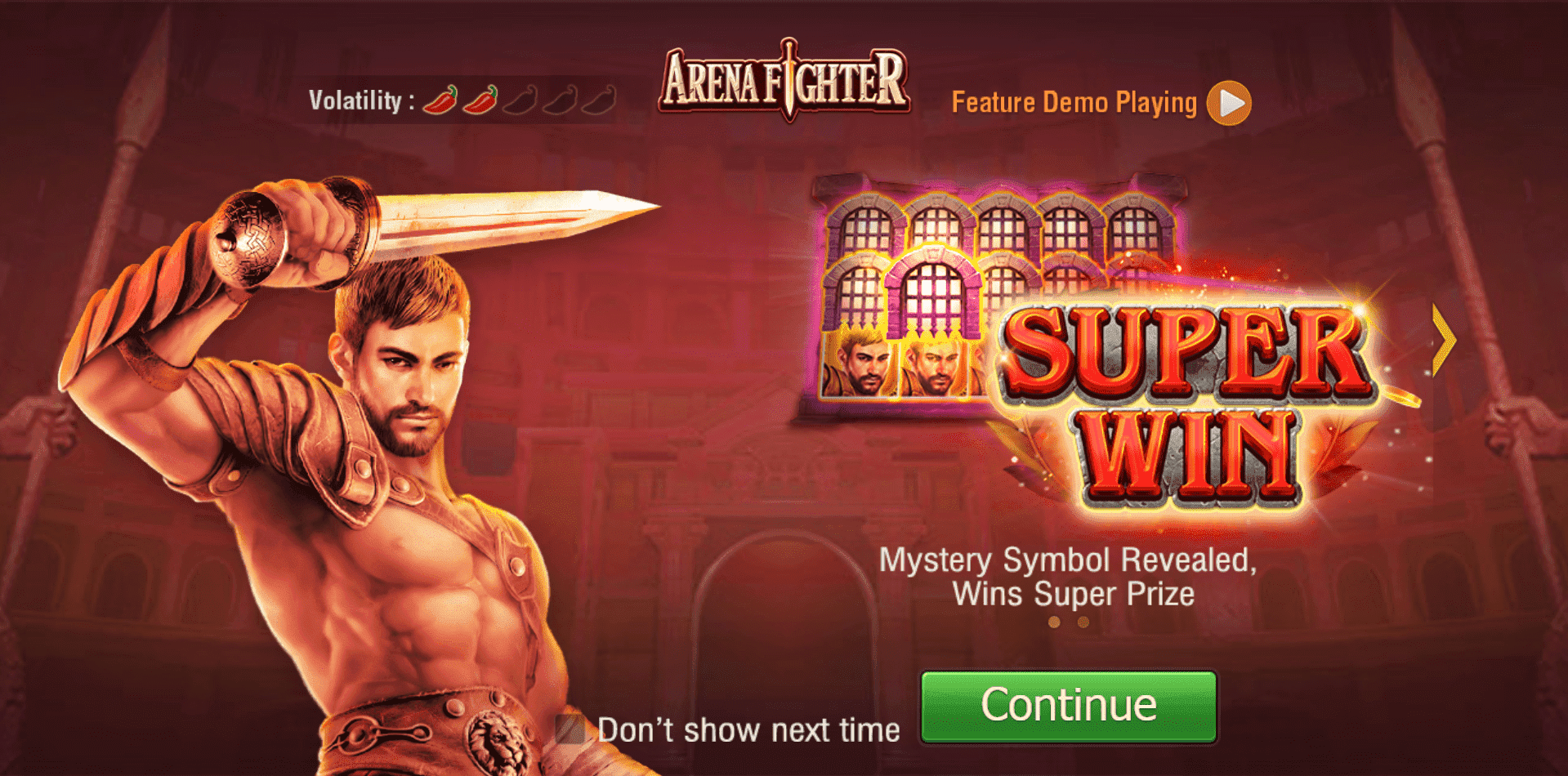 Cách chơi Arena Fighter Slot