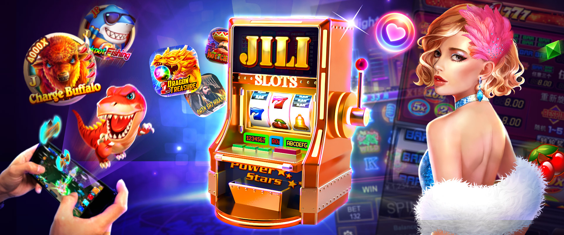 Jili Slot - Trải nghiệm vòng quay Nổ Hũ Jili độc đáo với cơ hội lớn nổ Jackpot
